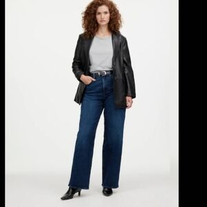 Madewell - Curvy Perfect Vintage Wide-Leg Jean - Nighthawk Wash - Size 26